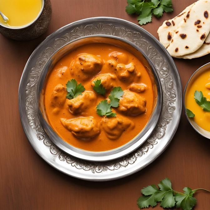 butter-chicken-served-with-butter-naan