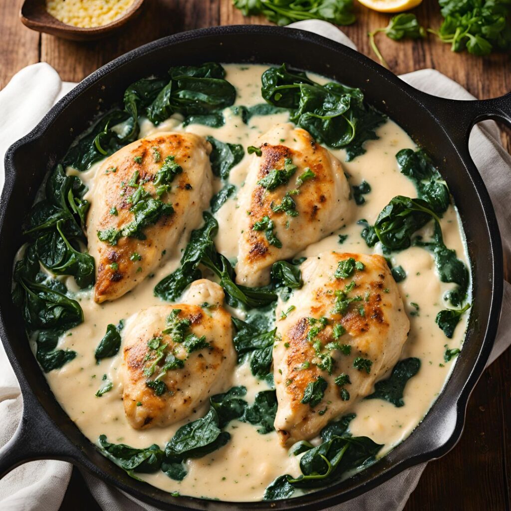 Chicken Florentine Recipe : A Classic Italian Delight.