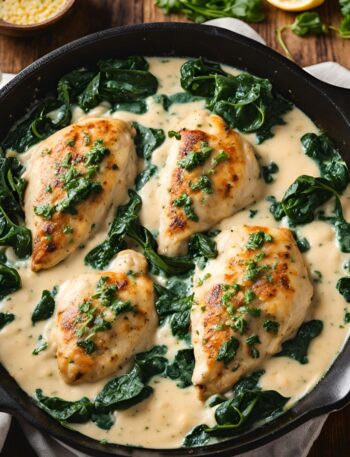 Chicken Florentine Recipe : A Classic Italian Delight.