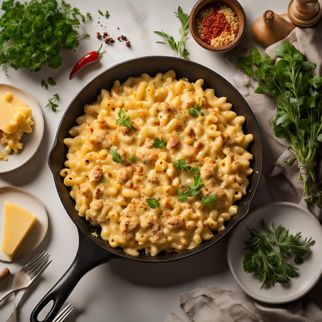 Chicken Mac and Cheese Recipe: Heartwarming blend of flavours.