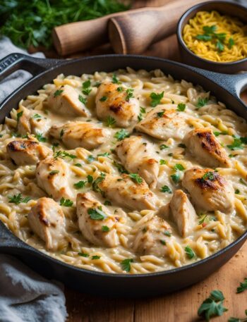 Creamy Chicken Orzo Recipe