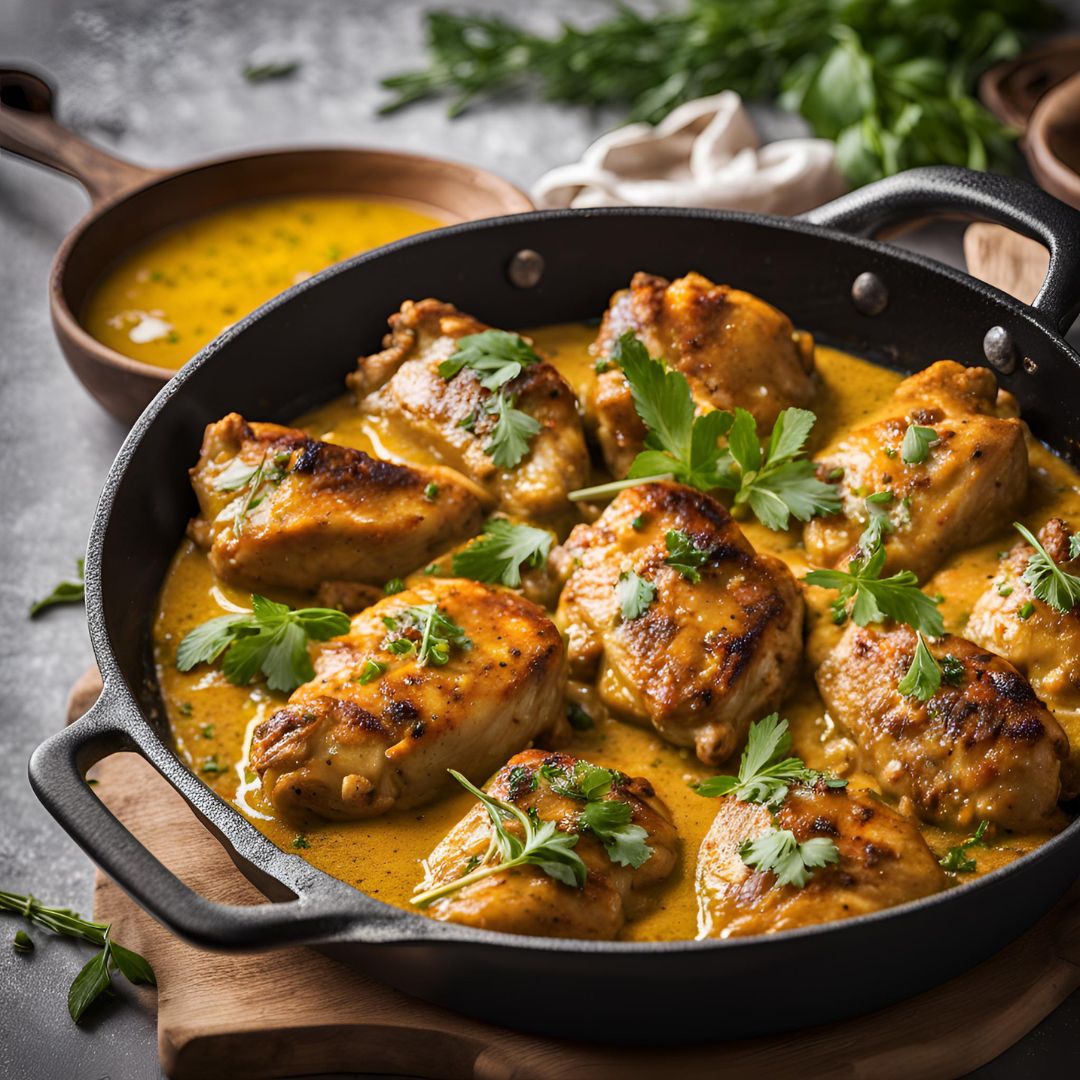 Honey Mustard Curry Chicken: A Flavorful Fusion Delight.