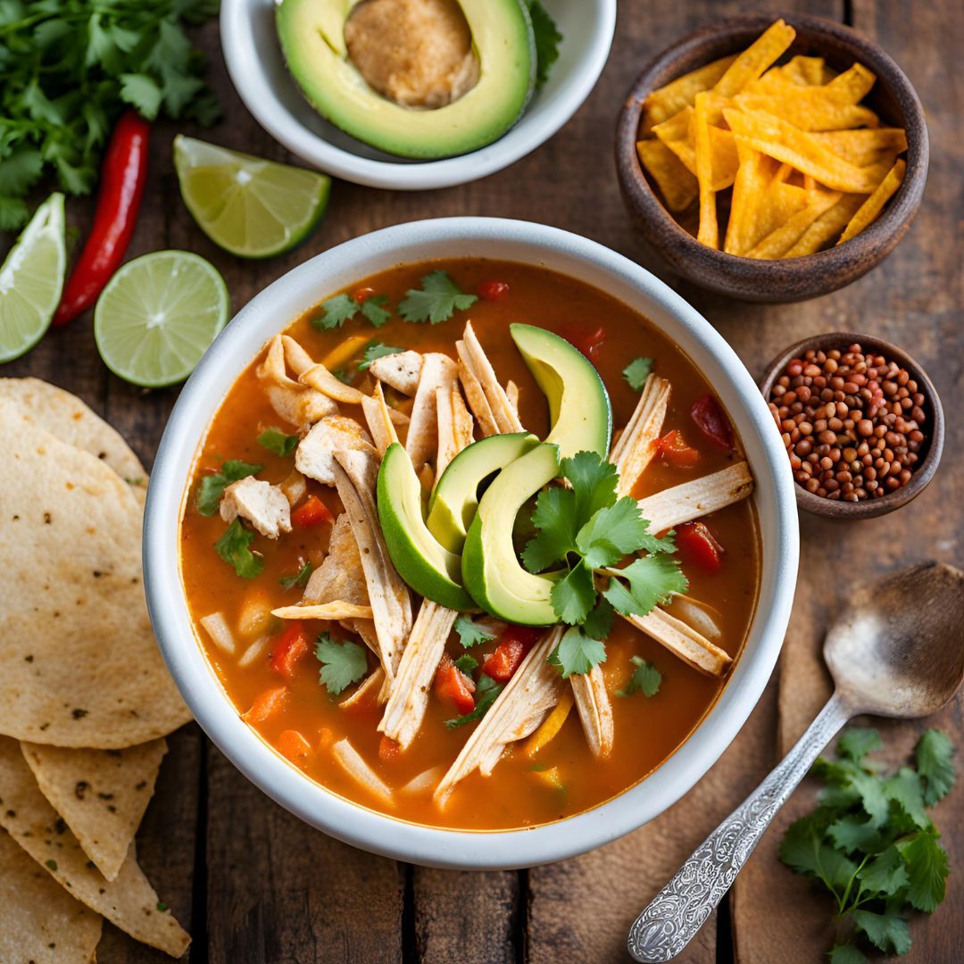 Chicken Tortilla Soup Recipe :  A Flavorful and Comforting Classic.