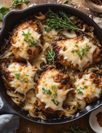 French Onion Chicken Recipe - Discover the Delight of French Cuisine.