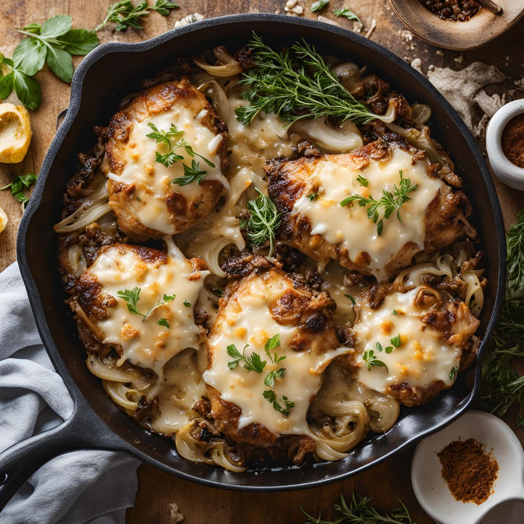 French Onion Chicken Recipe - Discover the Delight of French Cuisine.