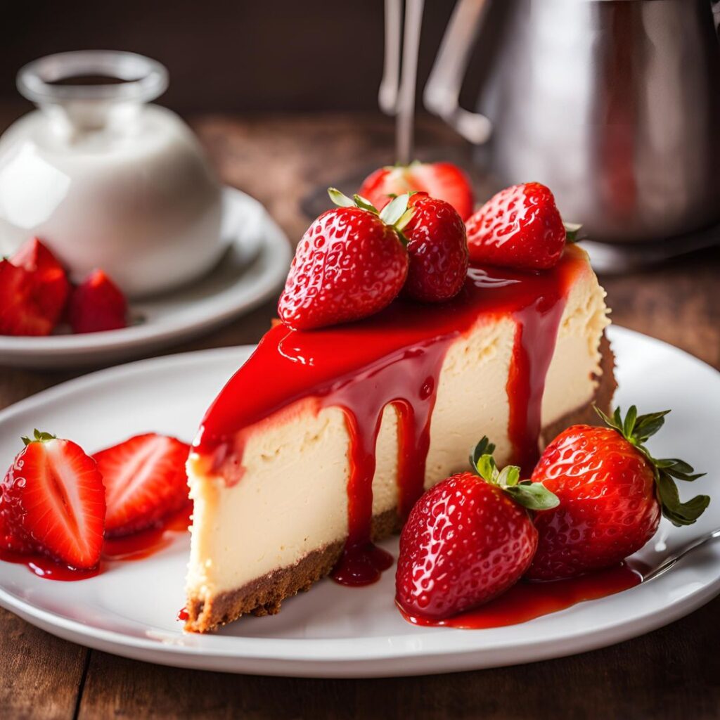 Strawberry Cheesecake Recipe : Celebration of flavors and textures.