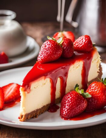 Strawberry Cheesecake Recipe : Celebration of flavors and textures.