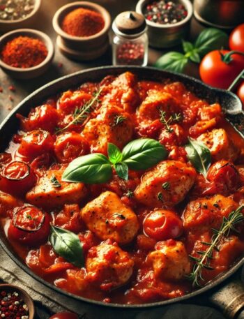 Tomato Chicken Recipe: A Flavorful Delight.