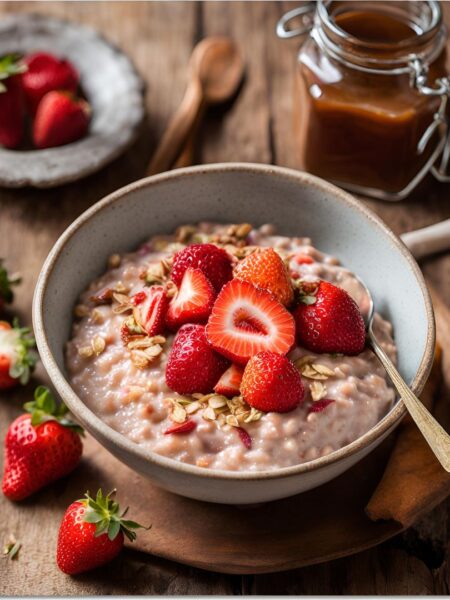 Strawberry Oatmeal Recipe : A Wholesome Breakfast to Kickstart Your Day