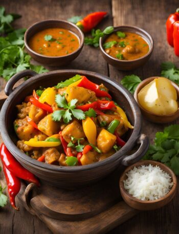 Aloo Capsicum Masala Recipe : A Flavorful, Comforting Indian Dish.