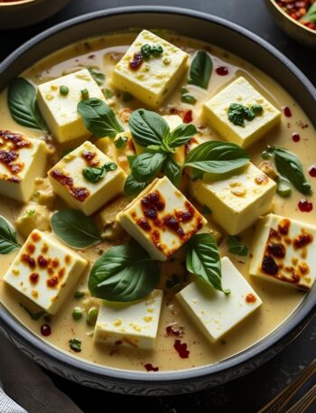 malai paneer served in a bowl