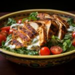 Cajun Chicken Caesar Salad: A Spicy Twist on a Classic Favorite.
