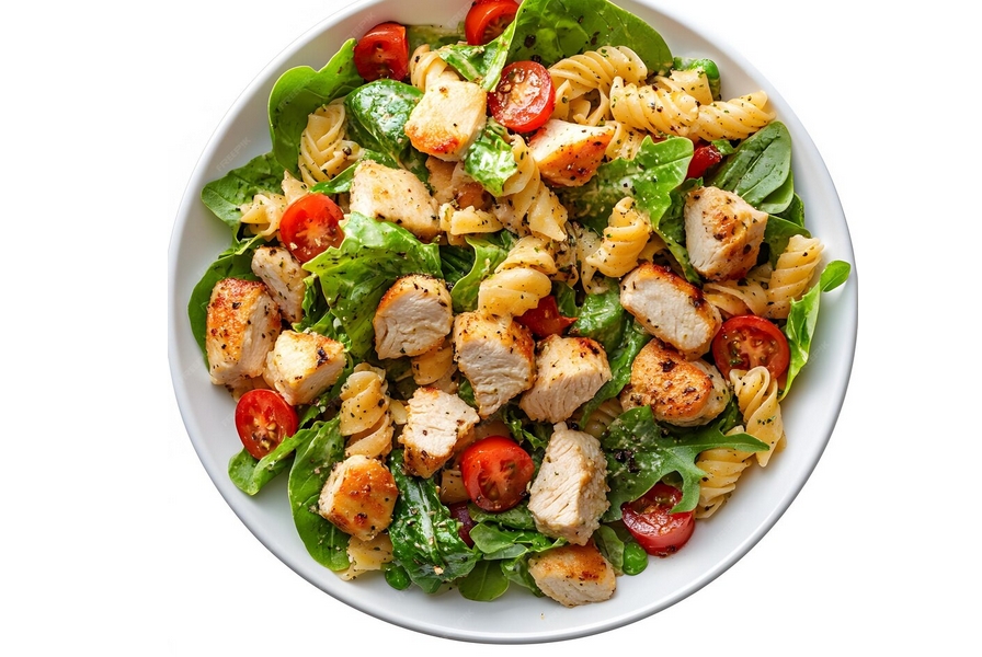 Chicken Caesar Pasta Salad: A Perfect Blend of Comfort and Freshness.