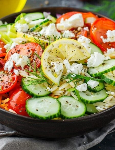 The Bright, Tangy Allure of Lemon Orzo Pasta Salad