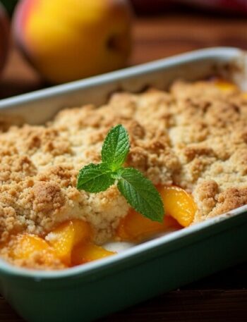 The Comforting Magic of Peach Crumble: A Celebration of Summer's Sweetest Gift.